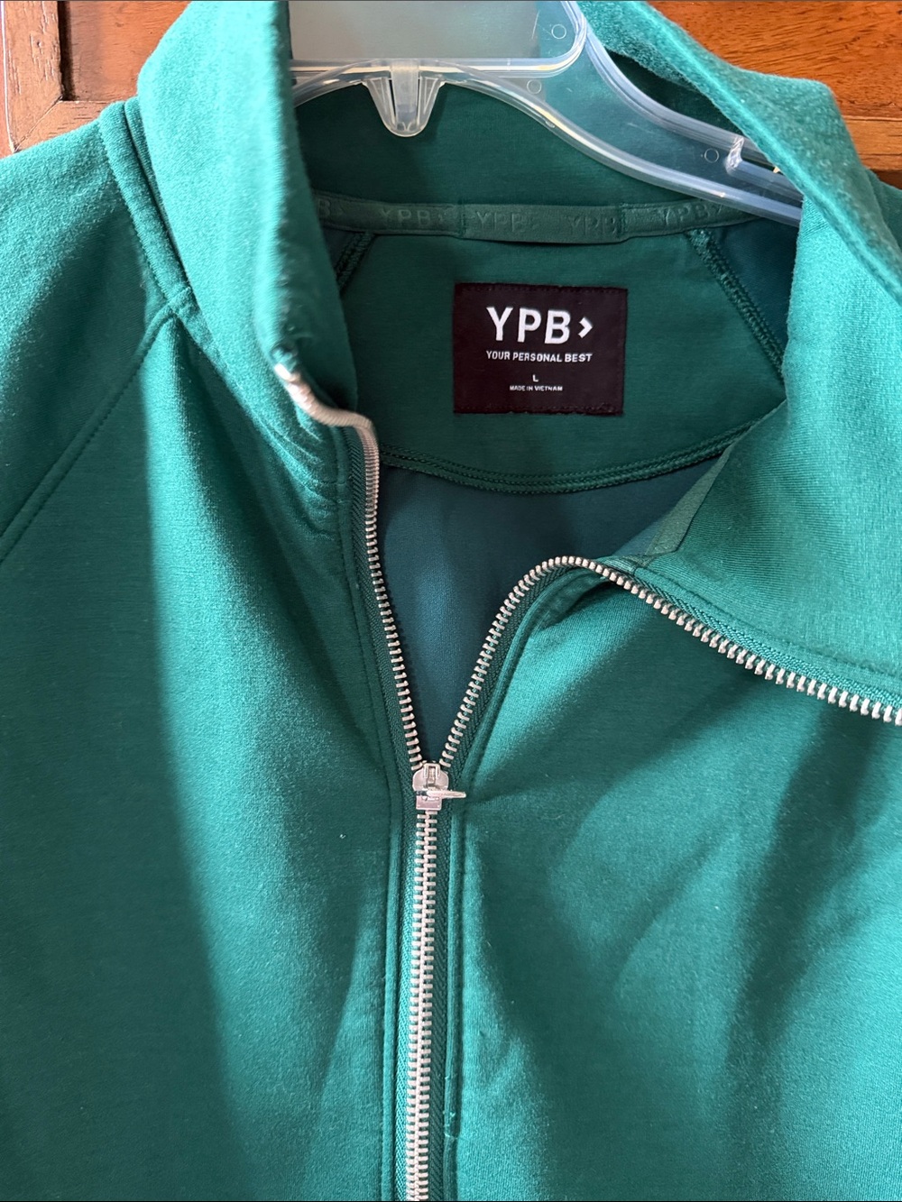 Women’s  hunter green Quarter-Zip Sweater